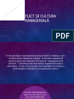 Conflict Și Cultura Managerială 