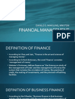 Financial Management 1ST Lesson