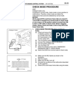 Check Mode Procedure: Intelligent Tester