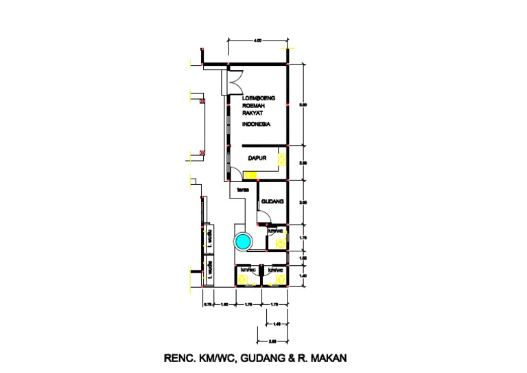 Rencana Kamar Mandi | PDF
