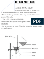 SEPARATION METHODS  POWERPOINT