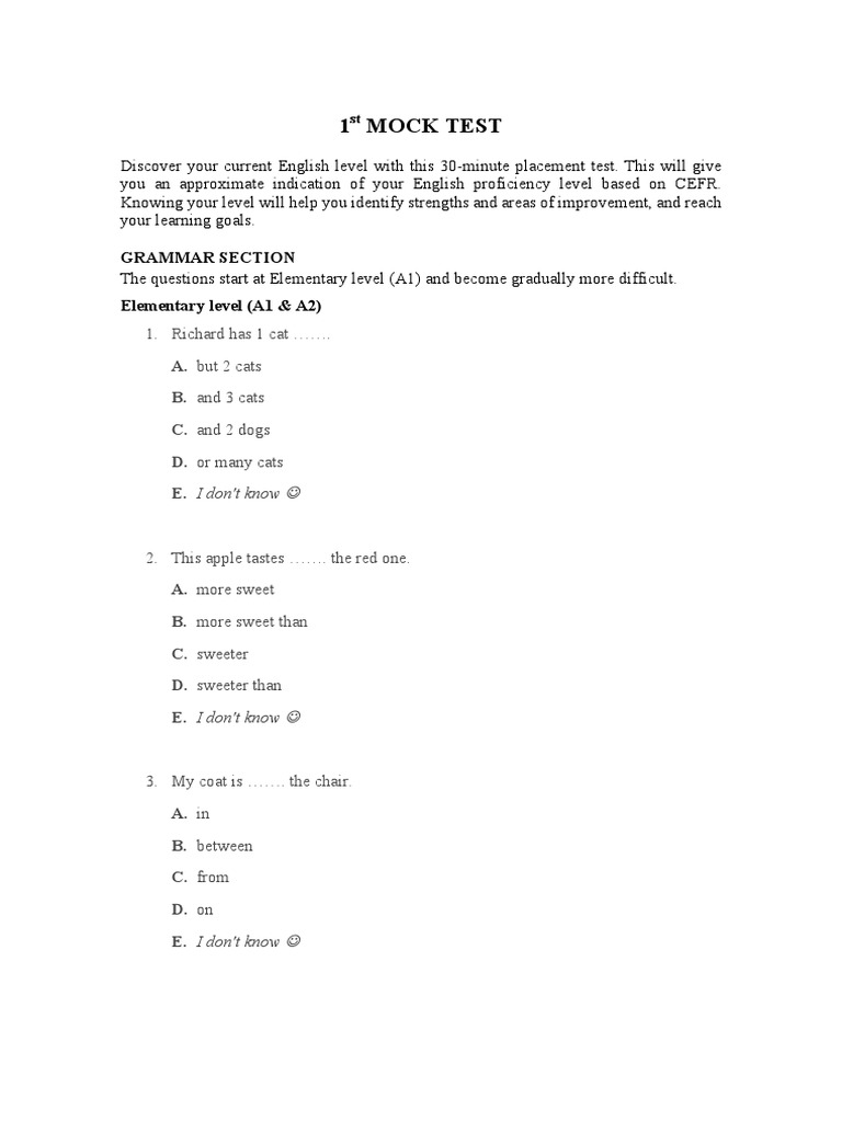 F GAS CAT 1 MOCK TEST PDF FREE intelligence overview