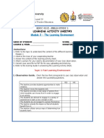 Learning Activity Sheet Module 2