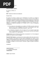 Carta de Terminacion de Contrato