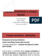 Campos Semanticos e Campos Lexicais