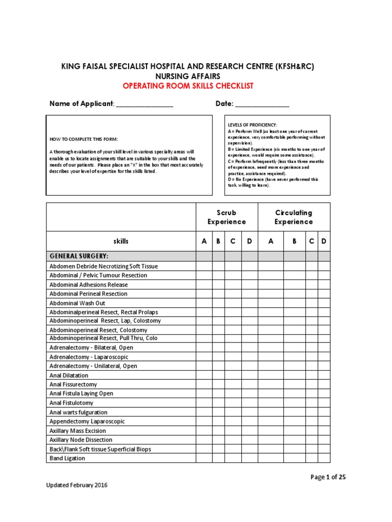 operating-room-skills-checklist-pdf