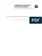 Cpale Revised Syllabi Oct. 2022