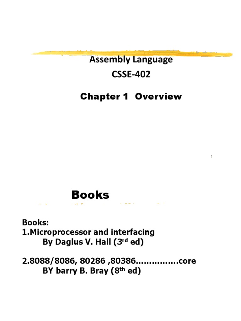 Assembly Language PDF