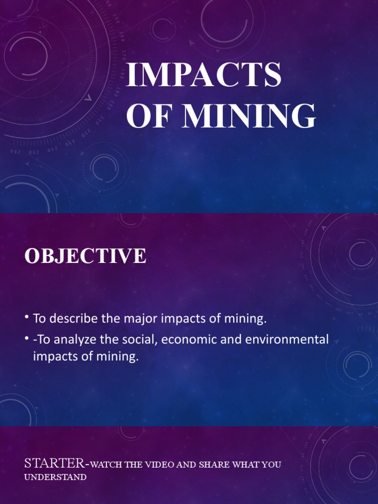 Impacts Of Mining Pdf Mining Pollution