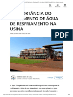 A IMPORTÂNCIA DO TRATAMENTO DE ÁGUA DE RESFRIAMENTO NA USINA - LinkedIn