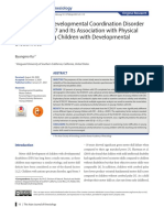 The Developmental Coordination Desorder Questionnaire 2007. Occupational Therapy