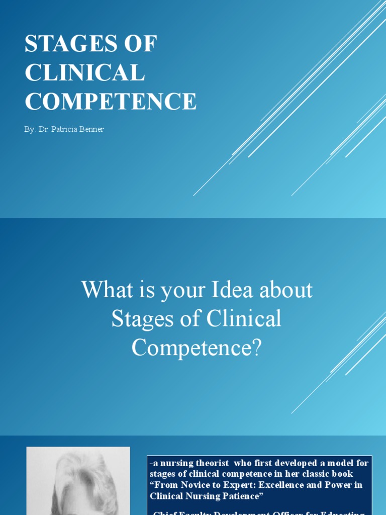 Benners Stages of Nursing Expertise PDF Cognition Cognitive Science