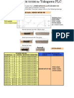 Yokogawa PLC: Cross Reference Guide For