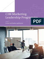 Level7 Marketing Leadership Programme Syllabus