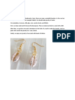 Ejemplo de Composicion de Primero de Bachillerato Aretes de Caracoles