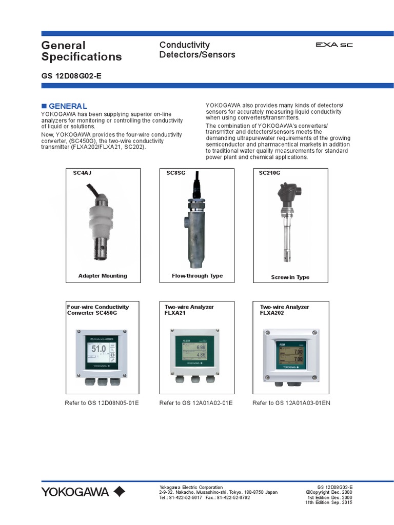 SC4AJ General Specifications | PDF