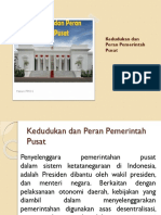 Kedudukan Dan Peran Pemerintah Pusat-1