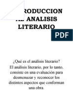 Introduccion Al Analisis Literario
