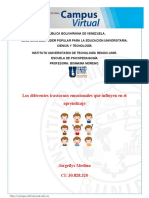 Los Diferentes Trastornos Emocionales Que Influyen en El Aprendizaje