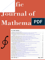 Pacific Journal of Mathematics: in This Issue