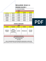 Jadwal Kelas 1C