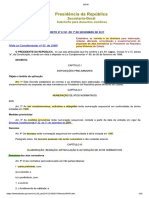 Decreto N°9.191, de 1° de Novembro de 2017