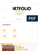 Portofolio Tarian (Oleh Muhammad Alif Fadillah)