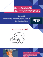 Antisocial Personality Disorder