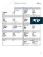 SEF 120 Vocabulary&Exercises