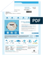 Factura de servicios públicos para empresa comercial