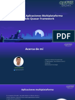 Desarrollo de Apps Multiplataforma Con Quasar Framework - Jaime Ramirez