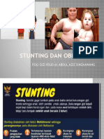 Stunting Dan Obesitas, HGN 2022