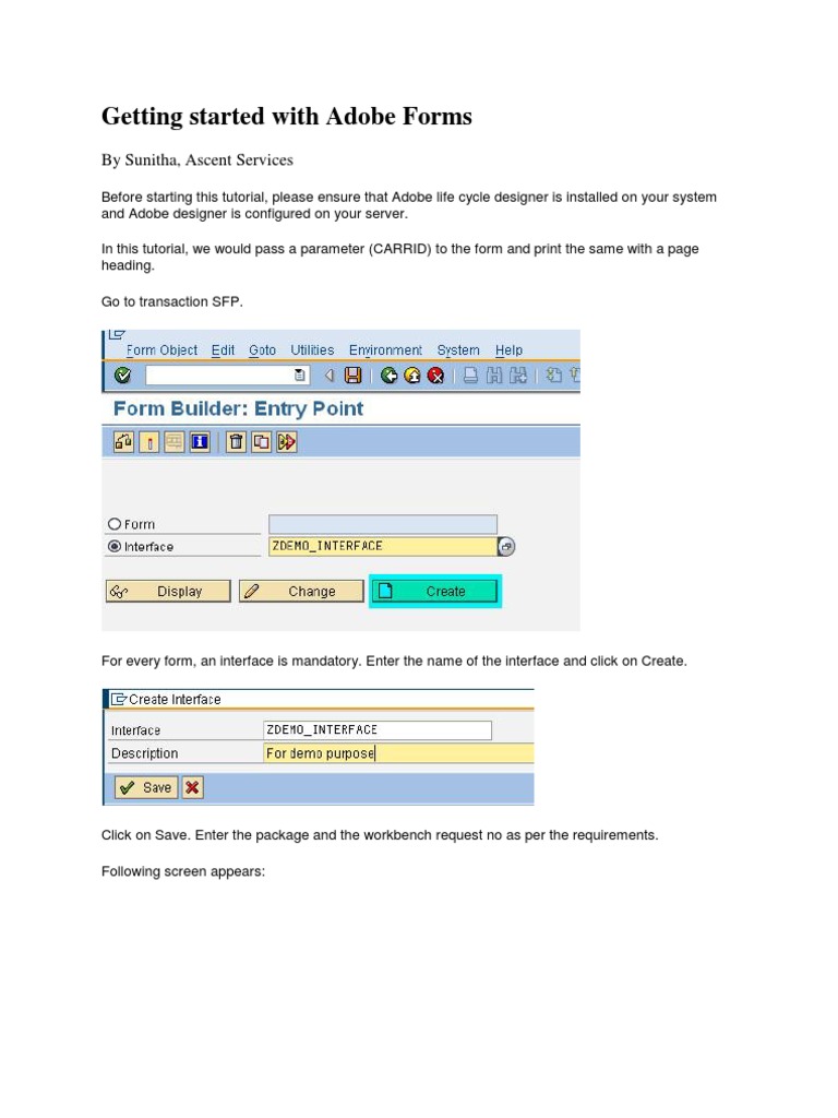 Sap Abap Adobe Forms | PDF | Page Layout | Parameter (Computer Programming)