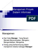 Pertemuan 4 - Managemen Proyek Dan IT-IS