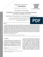 Exfoliation of Smectite Clays by Branched Polyamines