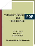 Veterinary Jurisprudence and Post-mortem