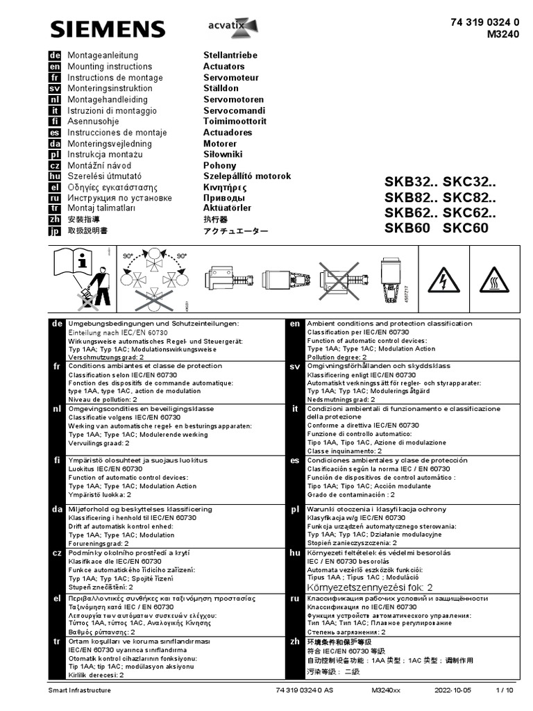 Electrohydraulic Actuators SKB.. SKC.. - de | PDF | Ingeniería mecánica ...