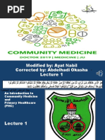 Primary Health Care PHC Lecture 1 2 1 1