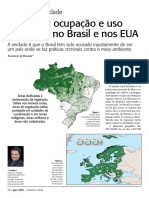 Compare: Ocupação e Uso Das Terras No Brasil e Nos EUA: Sustentabilidade