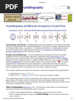 Crystallography With Paper Model