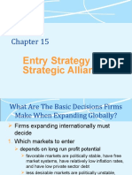 Entry Strategy and Strategic Alliances