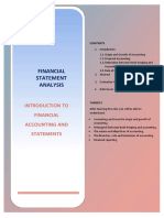 Financial Statement Analyses 