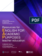 Resources for ENGLISH for ACADEMIC PURPOSES Teacher Education