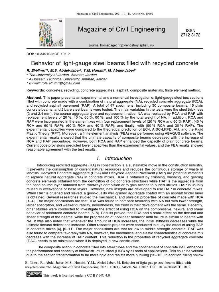 5 - Magazine of Civil Engineering | PDF