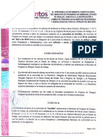 Convocatoria para ratificar o elegir Delegado y Subdelegado en Xochitlán