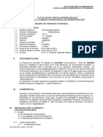 Silabo de Finanzas Avanzada-.Adm - Sube.