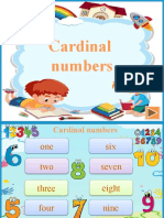 Cardinal Numbers (4th Form)