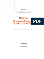 Minería Una Plataforma de Futuro para Chile
