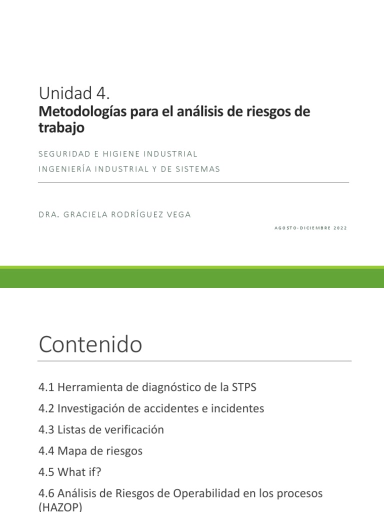 Análisis de Riesgos en Seguridad Industrial | PDF | Riesgo | Higiene ...