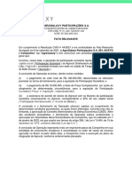 Agrogalaxy Participações S.A.: ("Companhia" Ou "Agrogalaxy") Vem Comunicar Aos Acionistas E Ao Mercado em